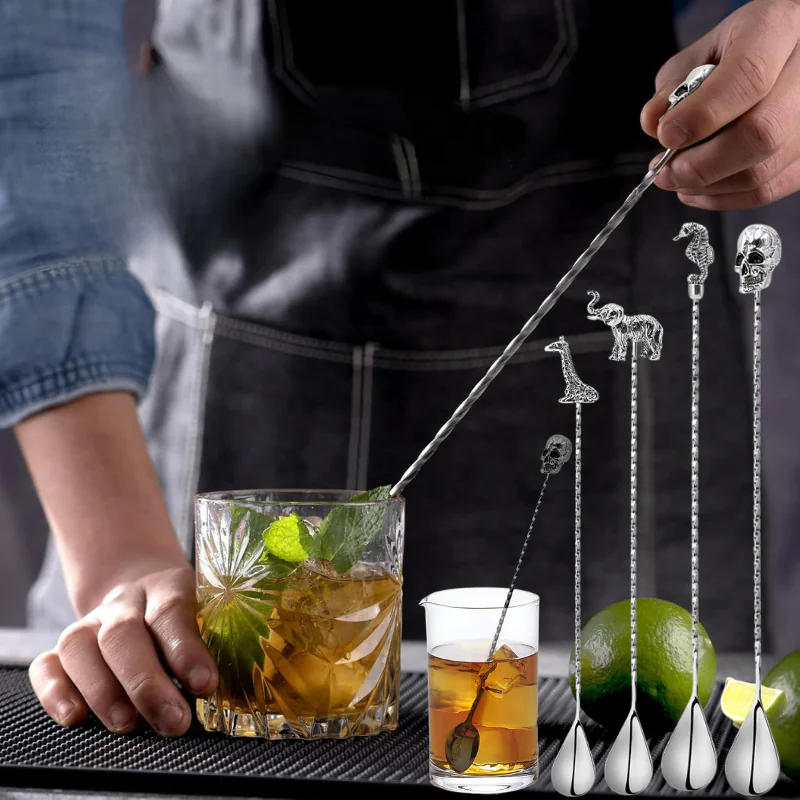 skull shape bar spoon
