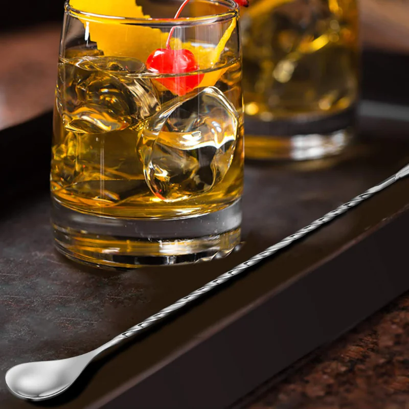 stainless steel metal wine bar spoon