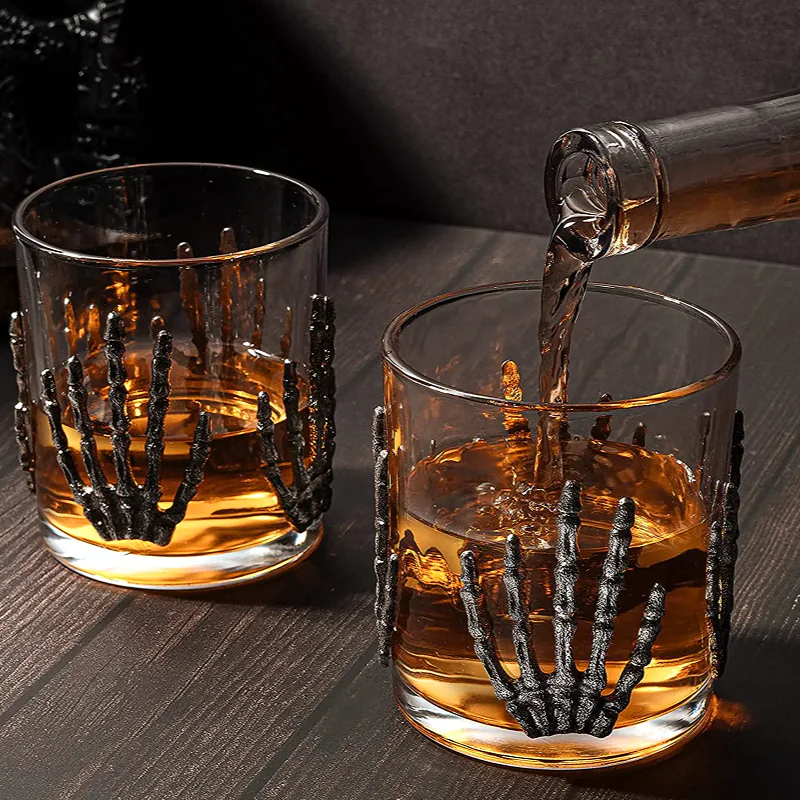 Skeleton Hand Wine Glass Ghost Festival Luxury