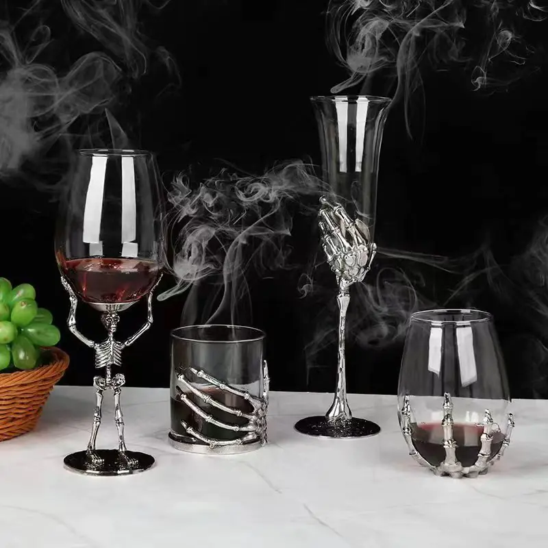 Skeleton Hand Wine Glass Ghost Festival Four-piece Luxury