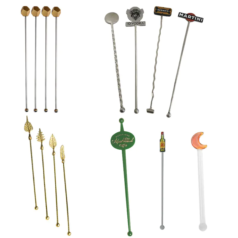 Stainless Steel metal Coffee Beverage Stirrers