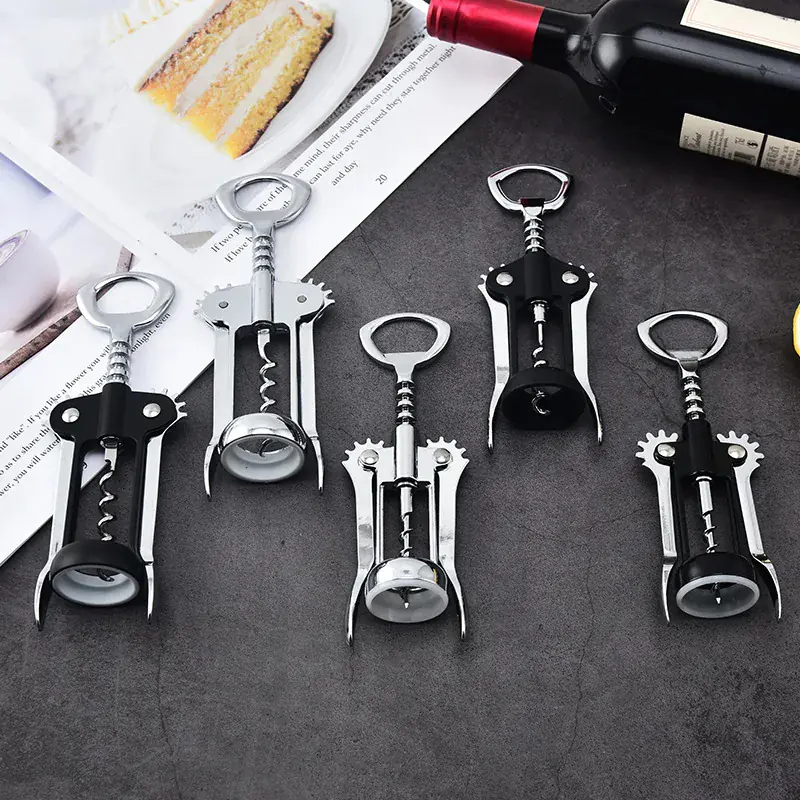 Stainless Steel Wine Opener Grape Beer Bottle Opener Seahorse Design Red Wine Corkscrew Openers for Household