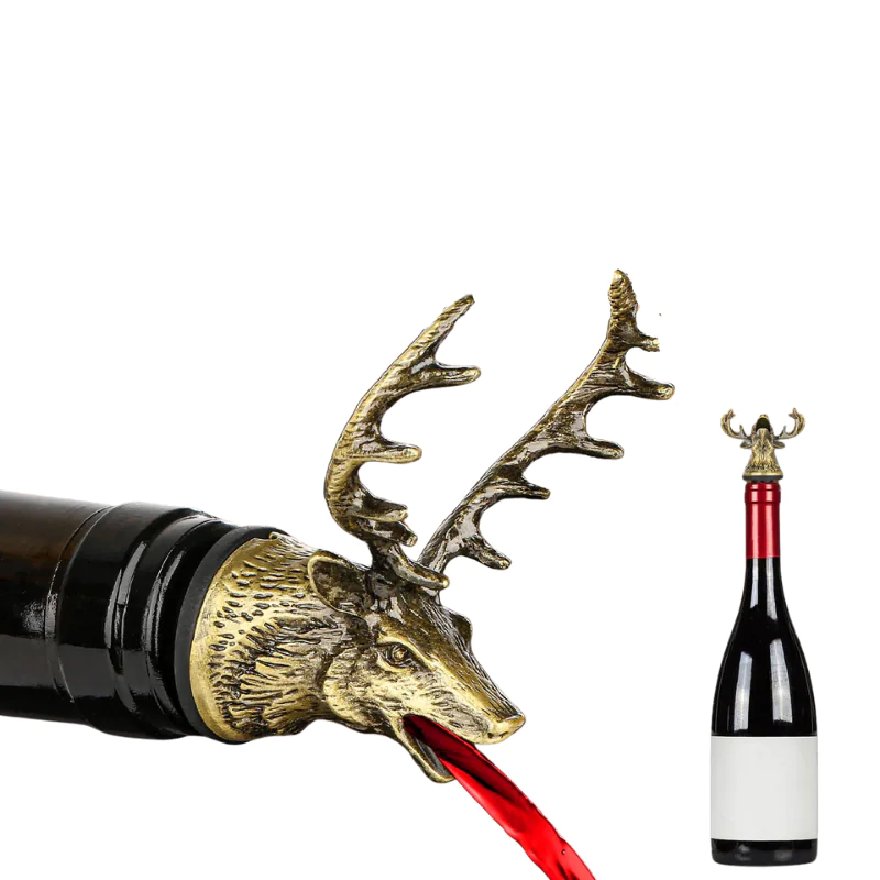 antique gold wine pourer for pour