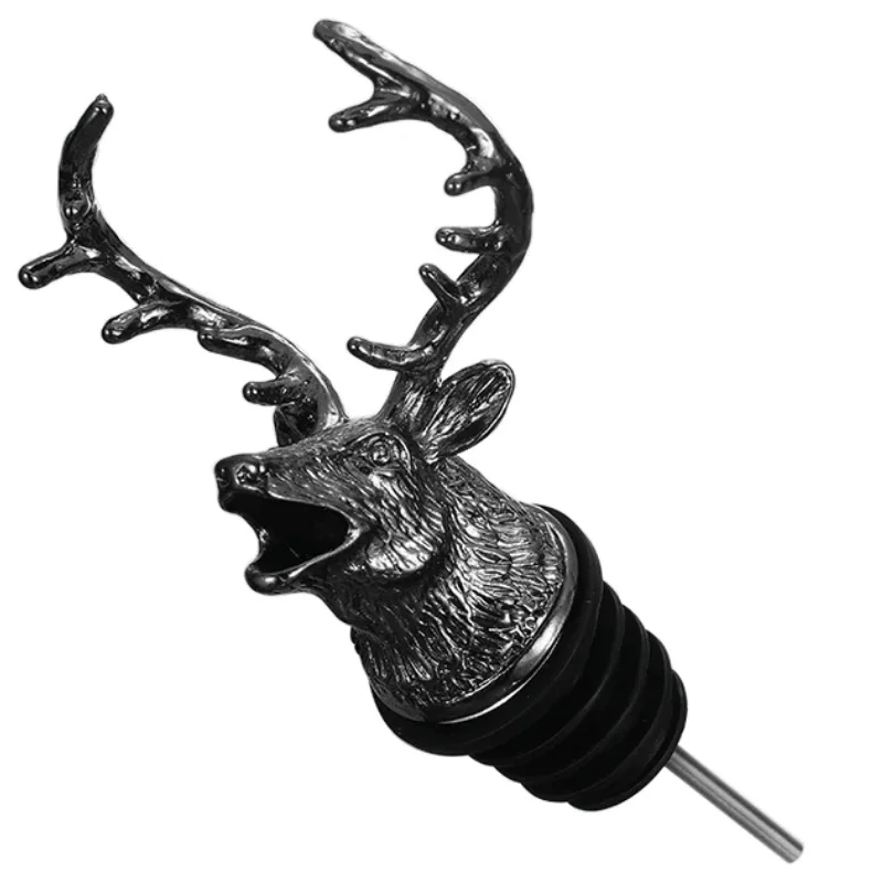 deer metal wine pourer 6