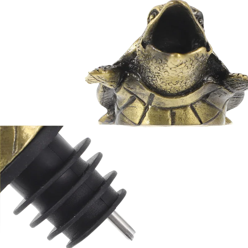 Wholesale Metal Turtle Wine Pourer details