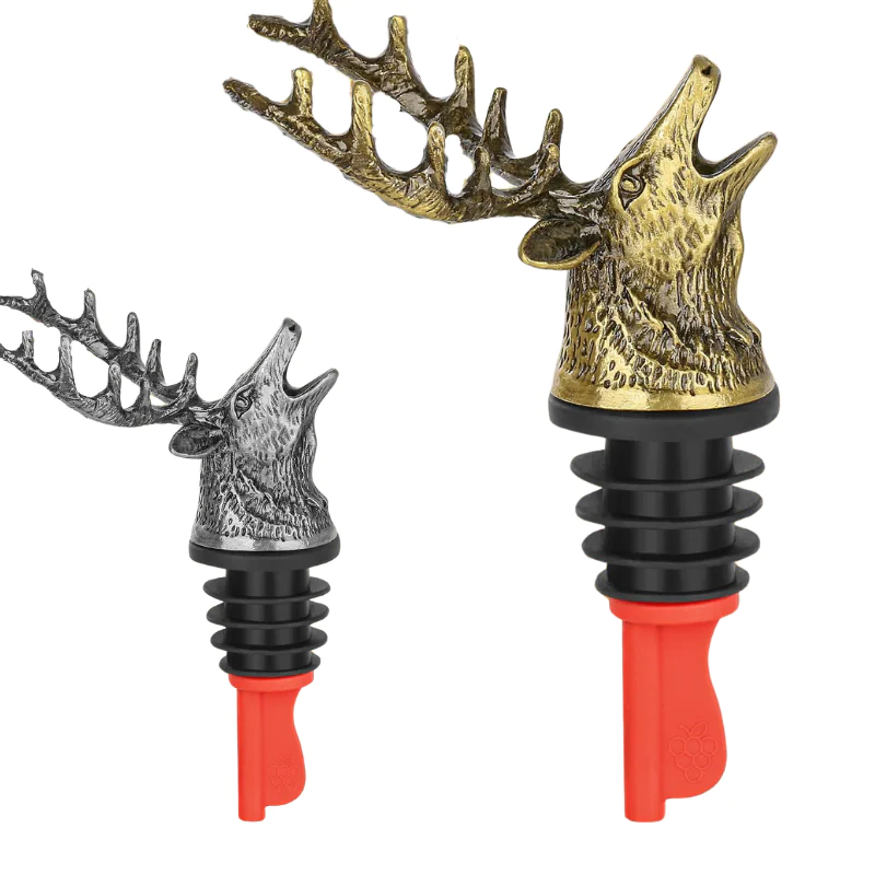 antique gold wine pourer